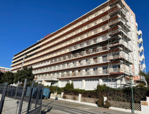 We started work on the Olympic hotel in Calella