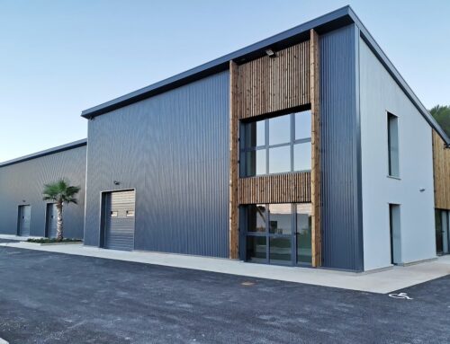Industrial warehouse and office building in France